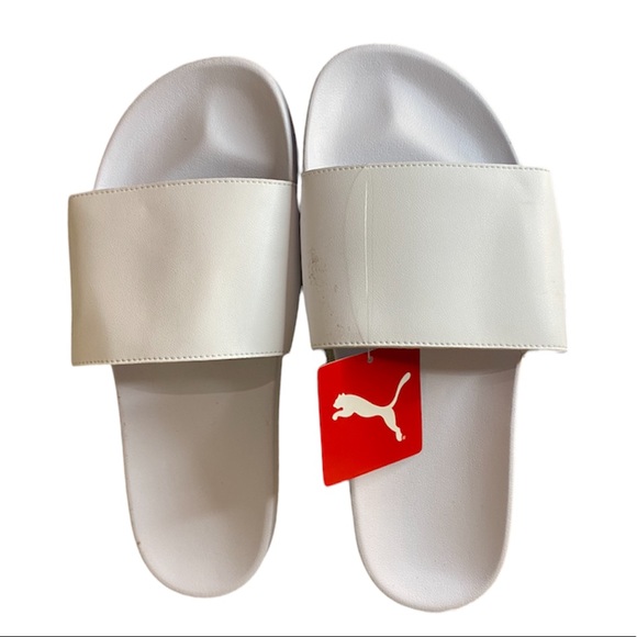PUMA - Leadcat Blank Slides in Puma White - Picture 9 of 12